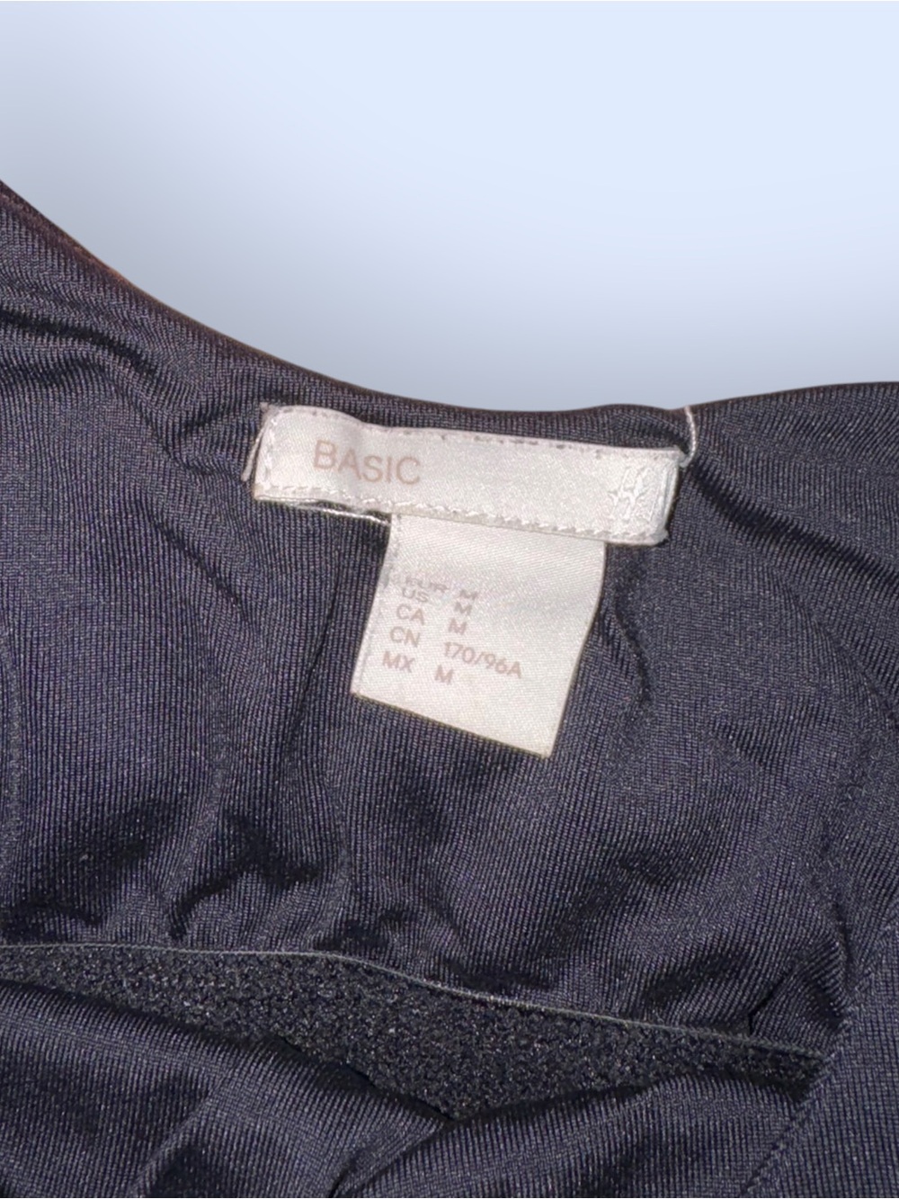 Basic Black Scoop Neck Long Sleeve Women's Top - Picture 2 of 3